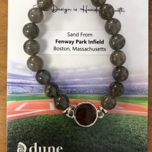 Dune- Fenway Park Infield Gray bead Bracelet